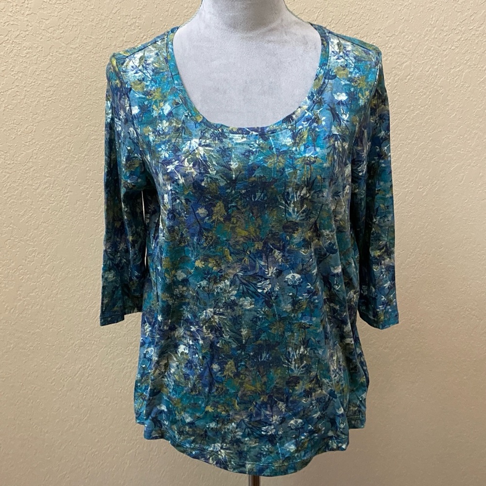 NWT Tundra Flower Tee by Peruvian Connection